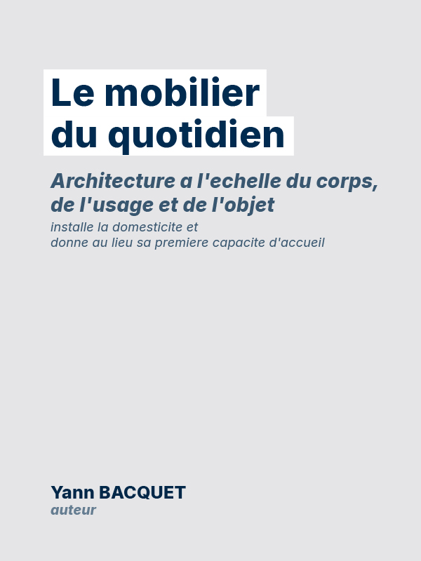 Couverture — Le mobilier (AD4-005)